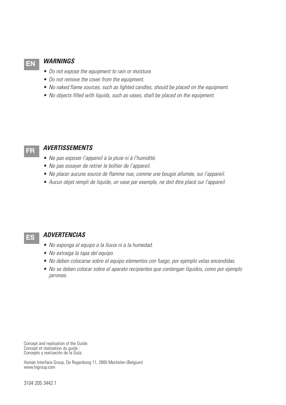 Marantz RX8001 User Manual | Page 2 / 20