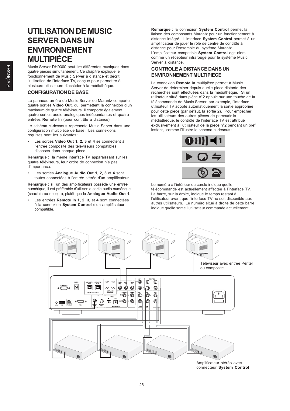 Français, Configuration de base | Marantz DH9300 User Manual | Page 60 / 132