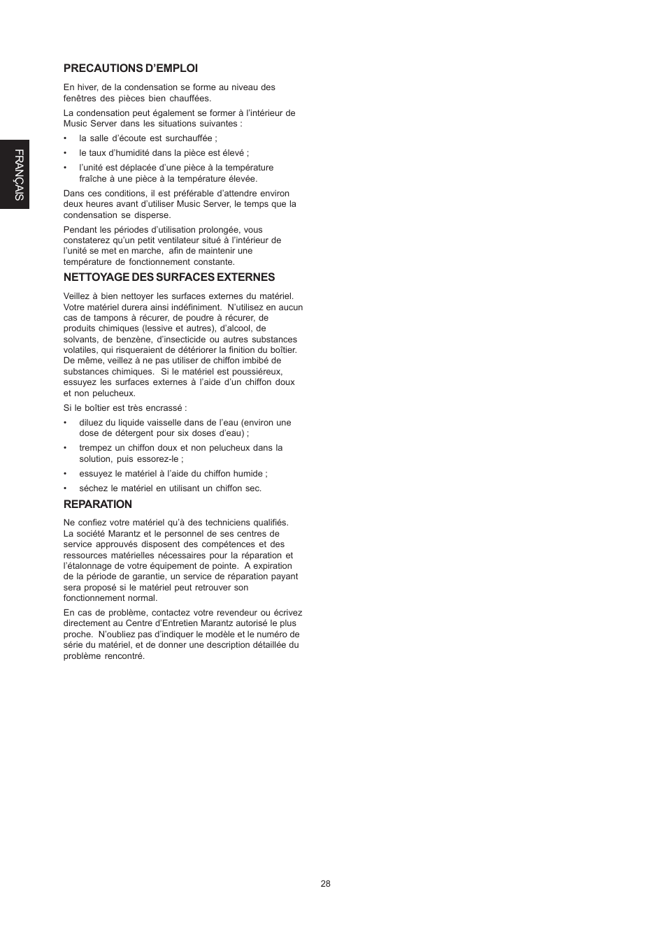 Marantz DH9300 User Manual | Page 62 / 132