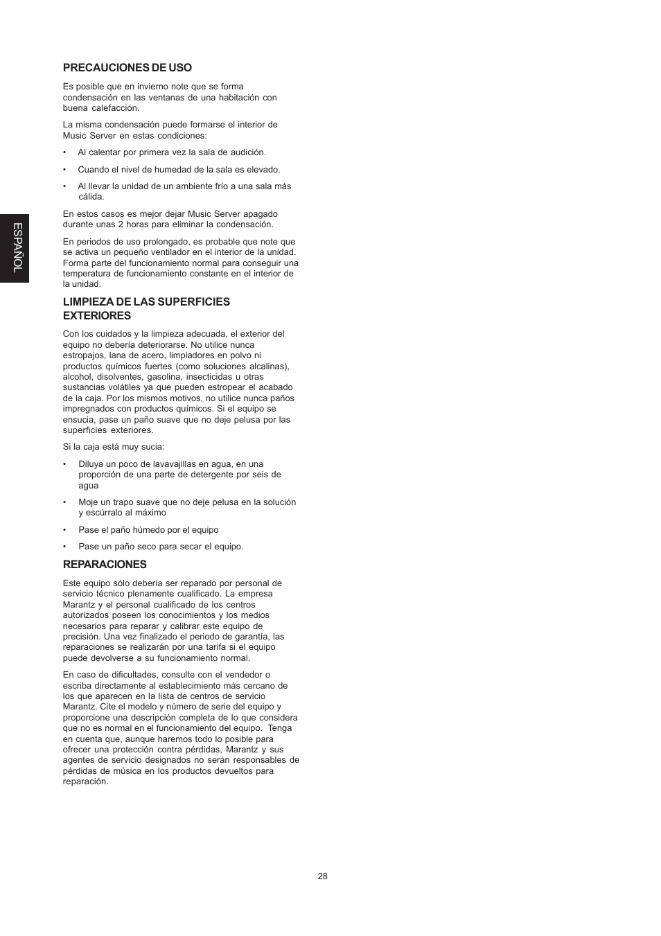 Marantz DH9300 User Manual | Page 92 / 132