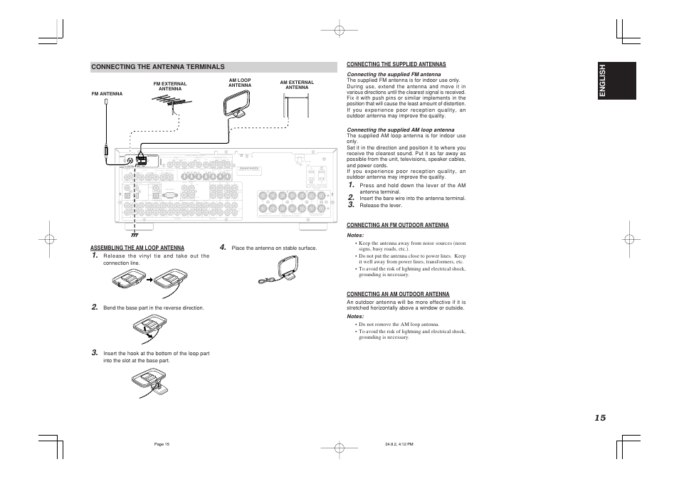 Marantz SR5500 User Manual | Page 18 / 41