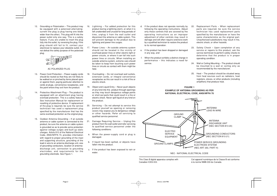 Marantz SR5500 User Manual | Page 3 / 41