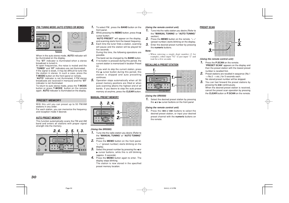 Marantz SR5500 User Manual | Page 33 / 41