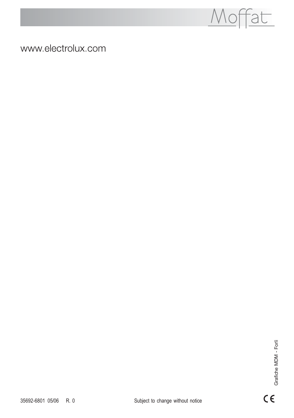 Moffat MSF 611 User Manual | Page 20 / 20