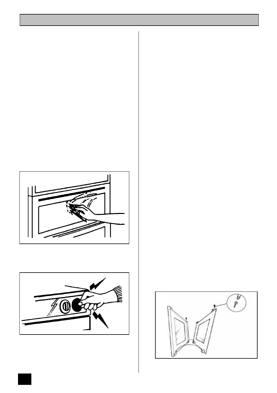 Care and cleaning | Moffat MD 900 B/W User Manual | Page 28 / 36