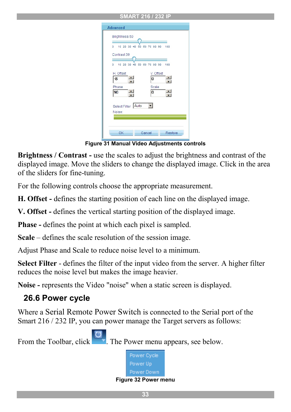 6 power cycle | Minicom Advanced Systems Minicom Smart 216 User Manual | Page 34 / 50