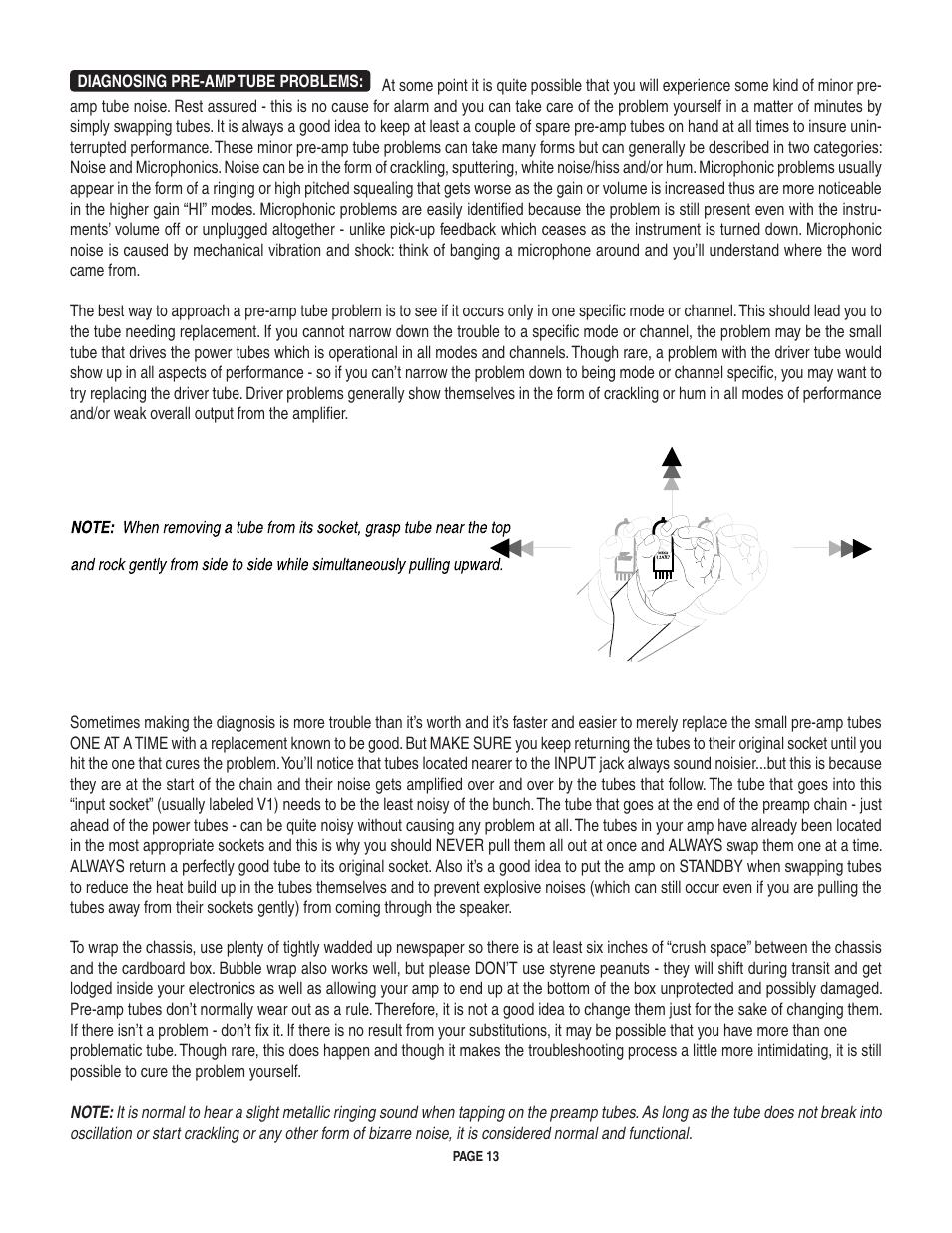 Mesa/Boogie Carbine M6 User Manual | Page 17 / 20