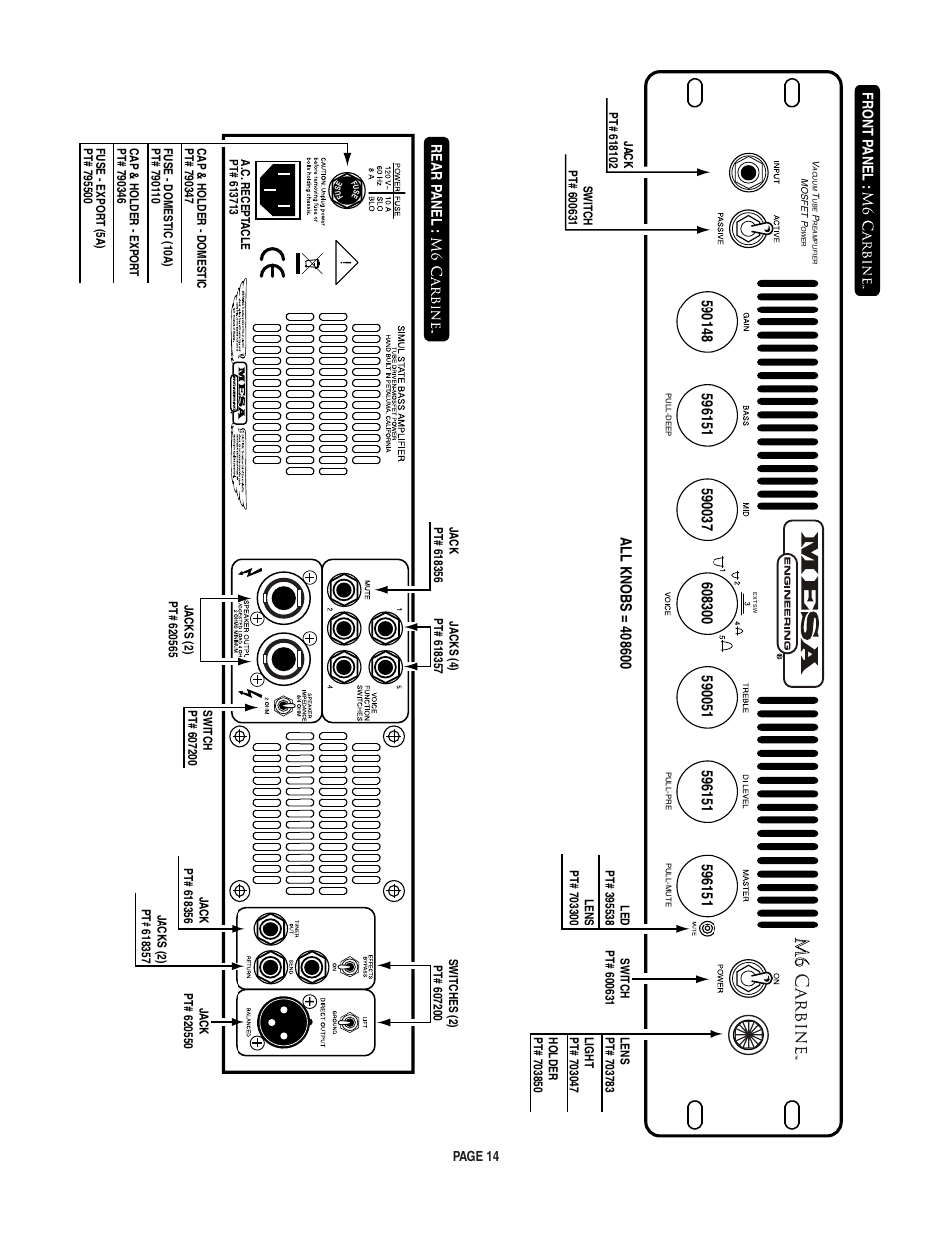 Mesa/Boogie Carbine M6 User Manual | Page 18 / 20