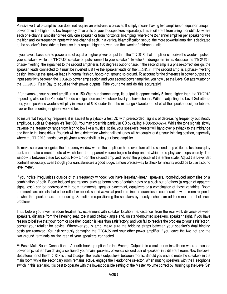 Mesa/Boogie Vacuum Tube Audio User Manual | Page 10 / 31