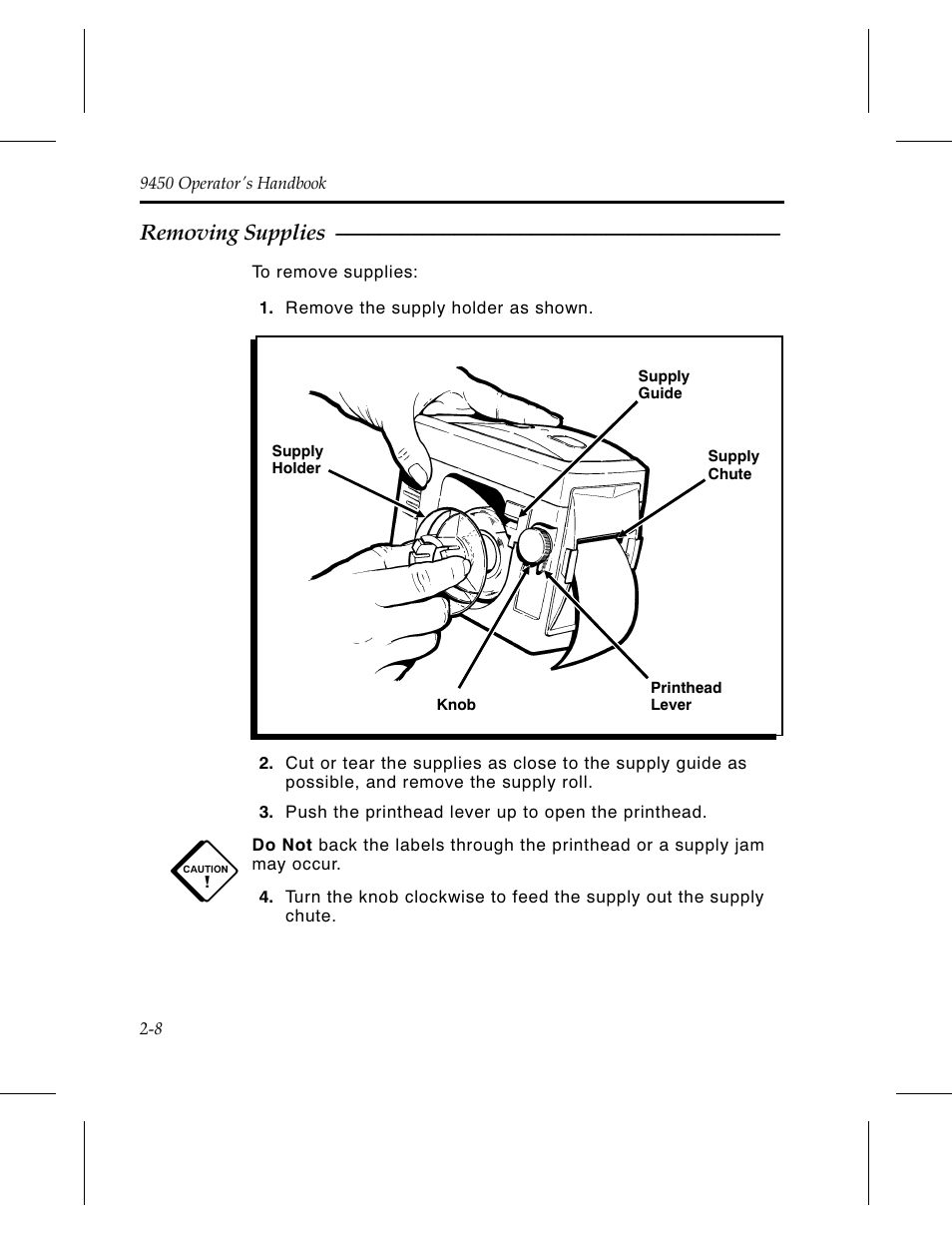 Monarch Instrument Paxar 9450 User Manual | Page 24 / 52