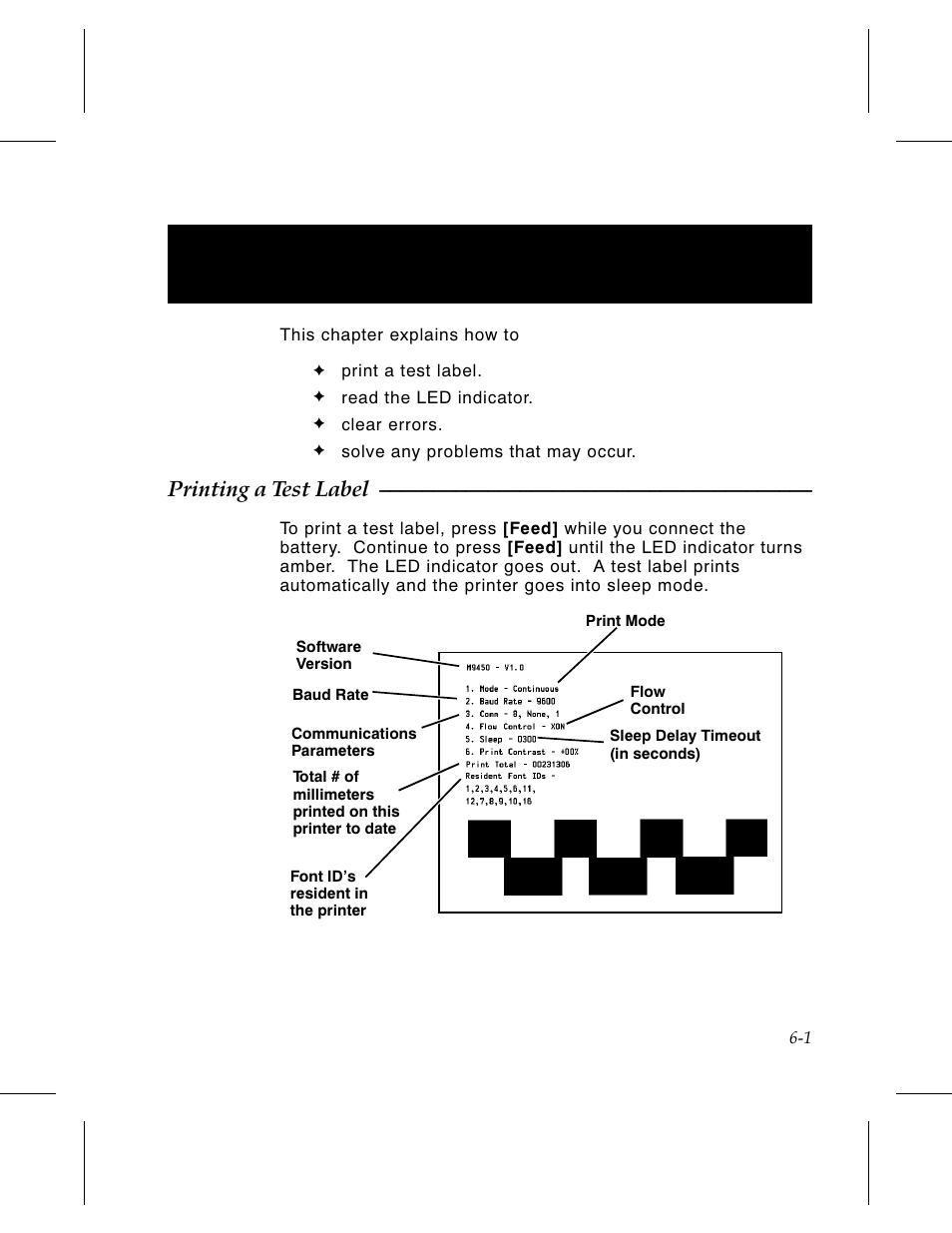 Chapter 6. troubleshooting | Monarch Instrument Paxar 9450 User Manual | Page 37 / 52
