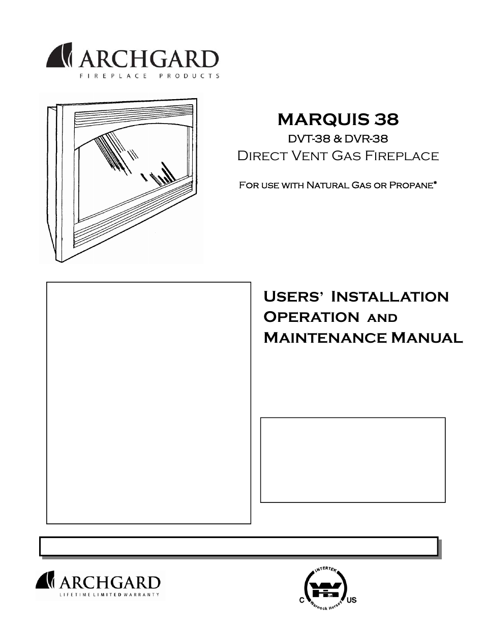 Marquis DVR-38 User Manual | 31 pages