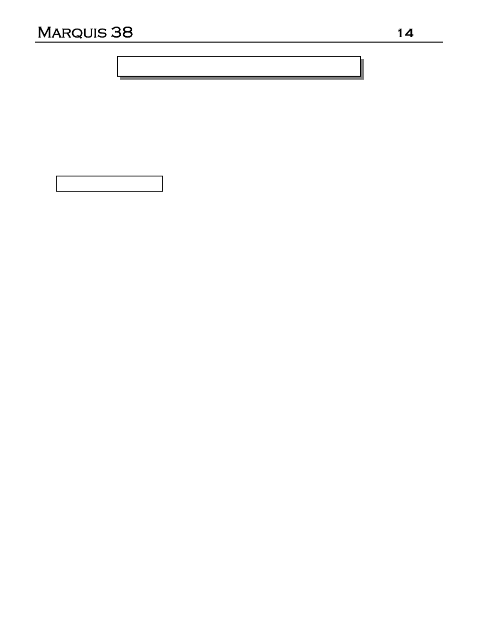 Marquis 38 | Marquis DVR-38 User Manual | Page 14 / 31
