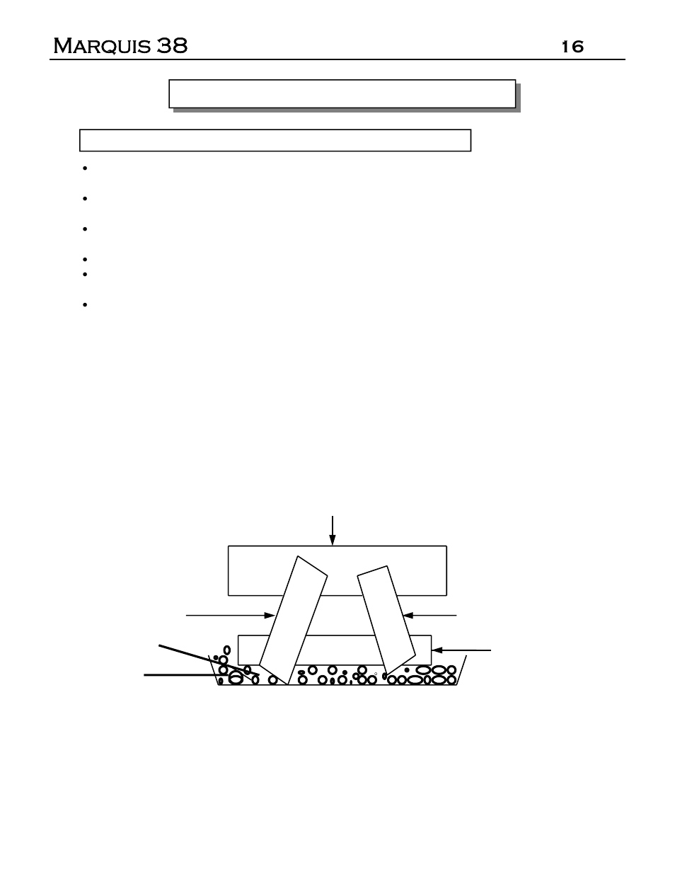 Marquis 38, 16 log placement instructions | Marquis DVR-38 User Manual | Page 16 / 31