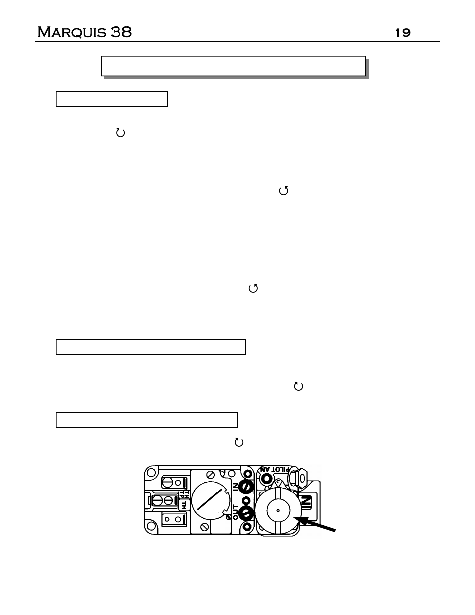 Marquis 38, Initial start up instructions | Marquis DVR-38 User Manual | Page 19 / 31
