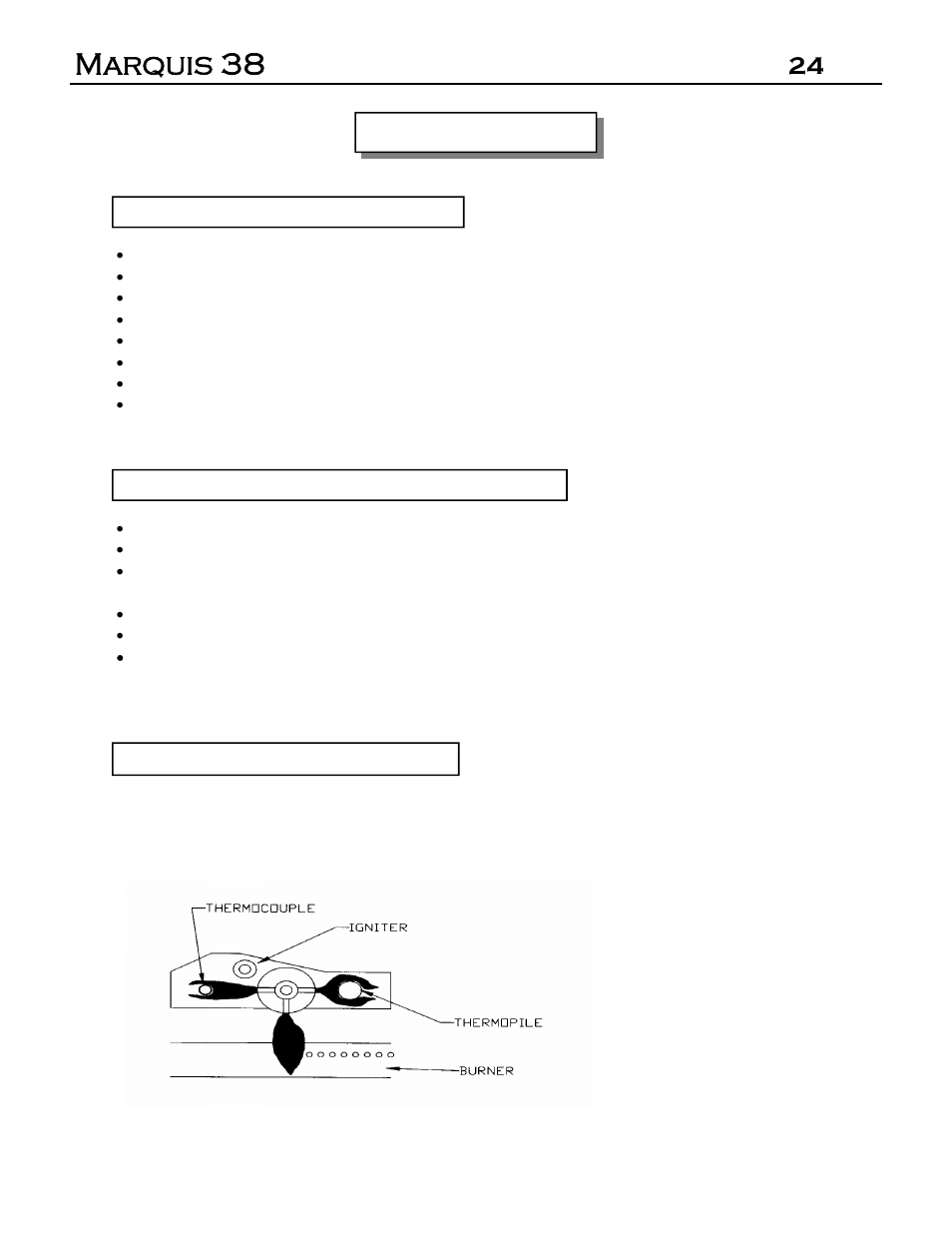 Marquis 38, Servicing, Cont | Marquis DVR-38 User Manual | Page 24 / 31