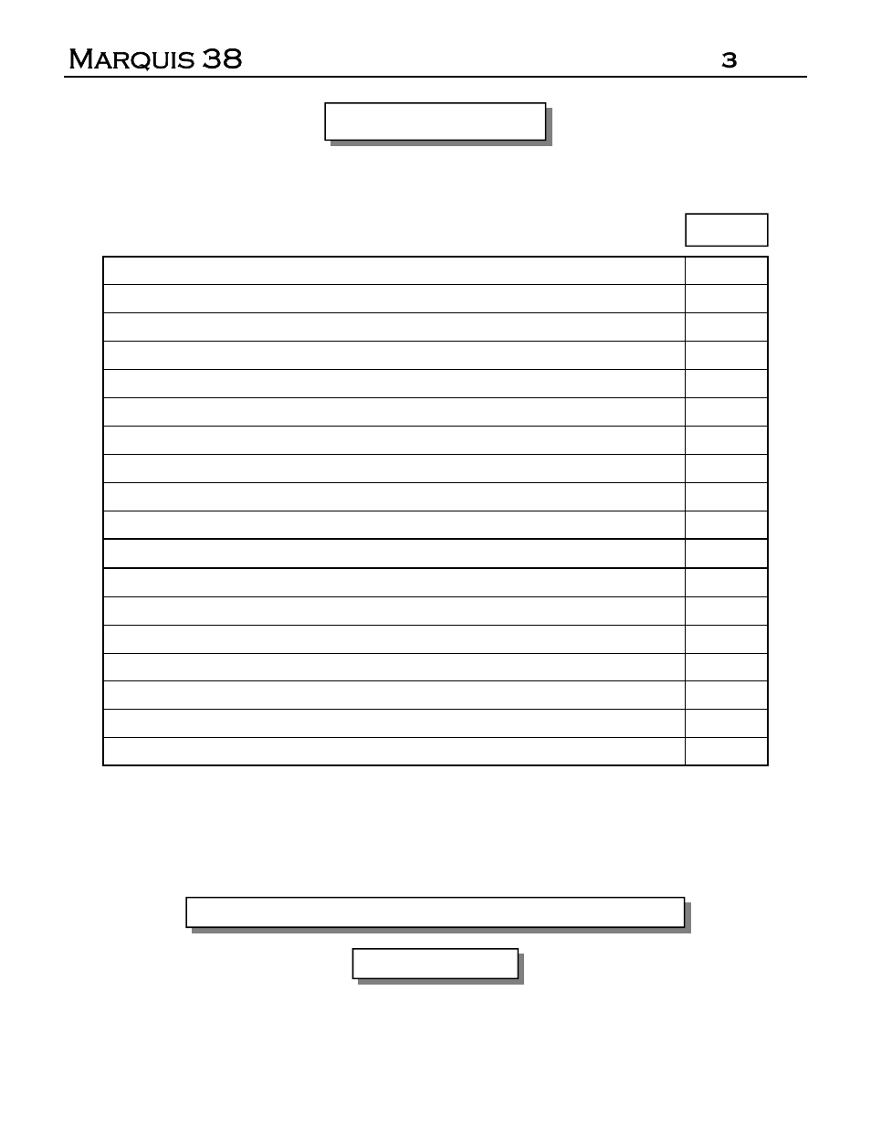 Marquis 38, 3contents | Marquis DVR-38 User Manual | Page 3 / 31