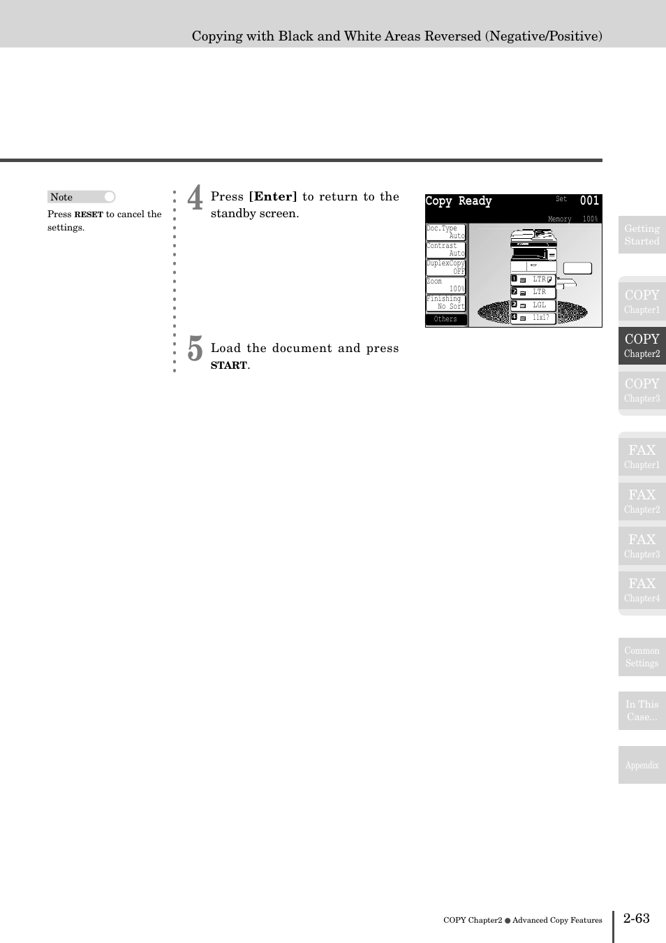 Copy ready 001 | Muratec MFX-2830 User Manual | Page 143 / 471