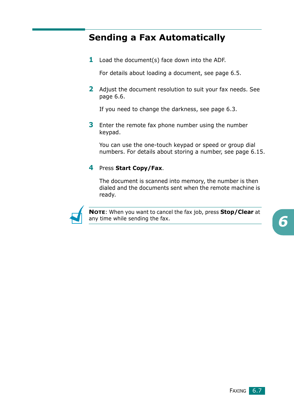 Sending a fax automatically | Muratec F-114 Series User Manual | Page 108 / 211