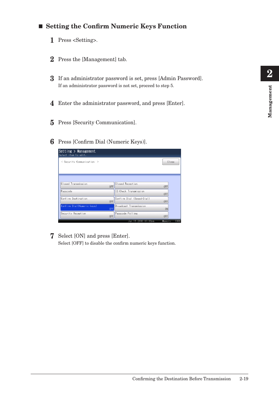 Muratec QUADACCESS MFX-2590 User Manual | Page 68 / 165