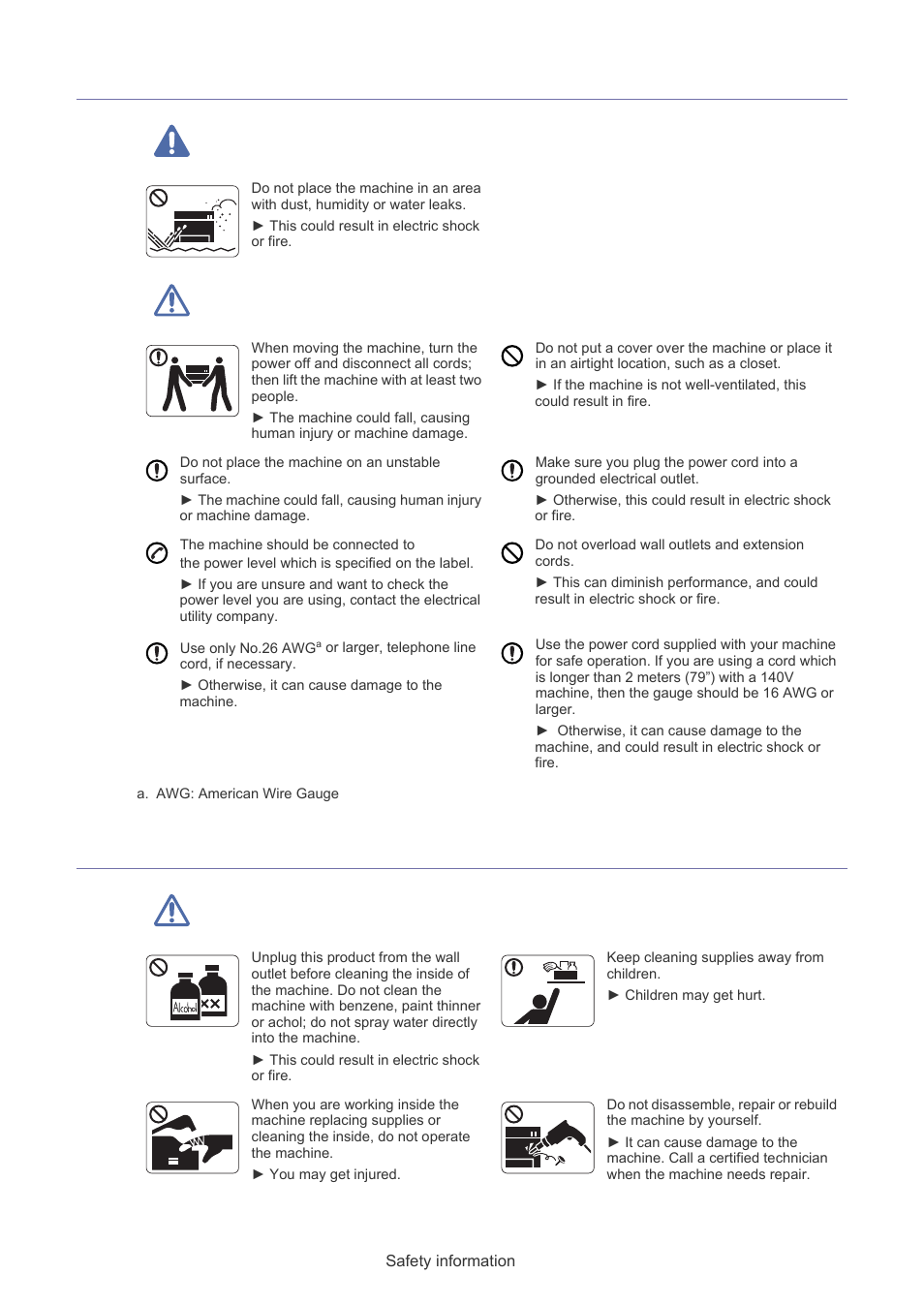 Installation / moving, Maintenance / checking | Muratec F-116 User Manual | Page 8 / 81