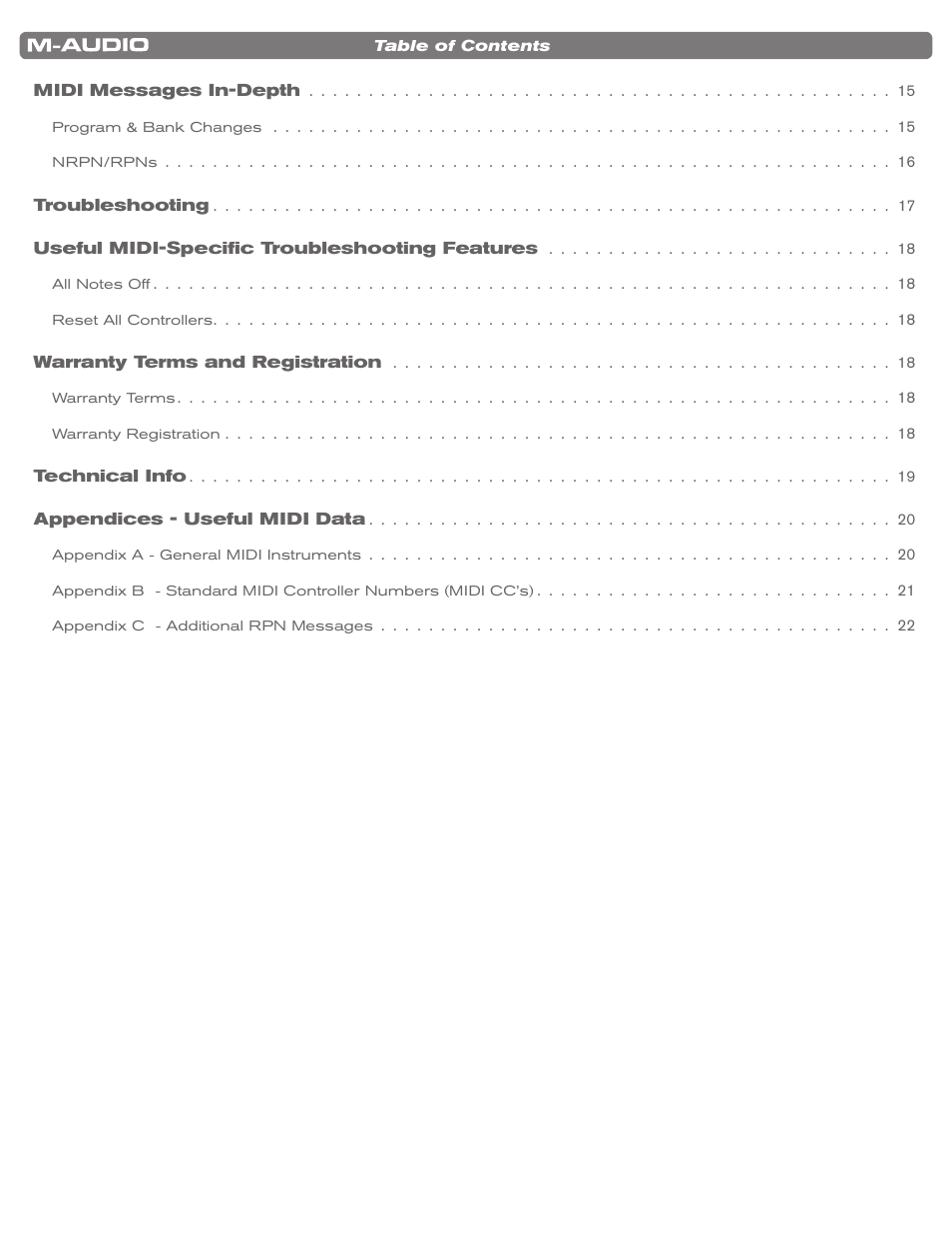 M-AUDIO KEYRIG 49 User Manual | Page 3 / 24