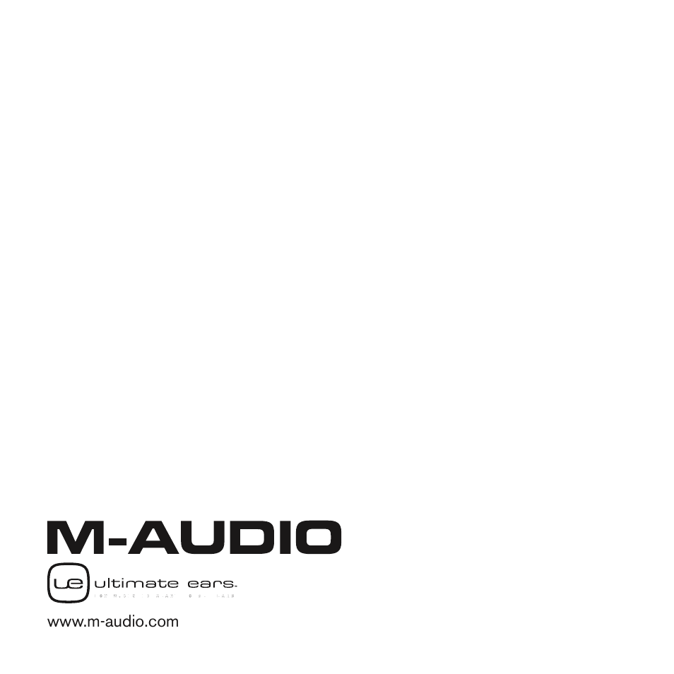 M-AUDIO IE-10 User Manual | Page 16 / 16
