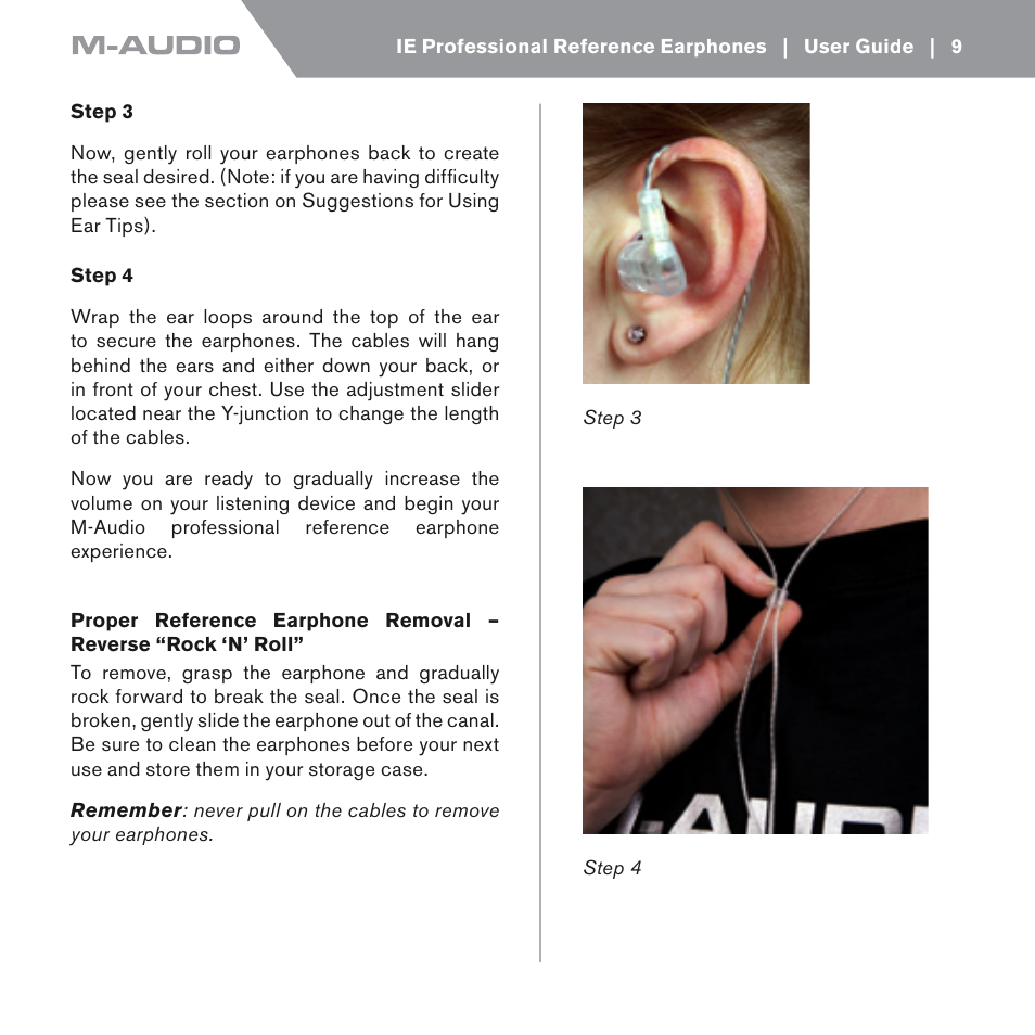 M-AUDIO IE-10 User Manual | Page 9 / 16