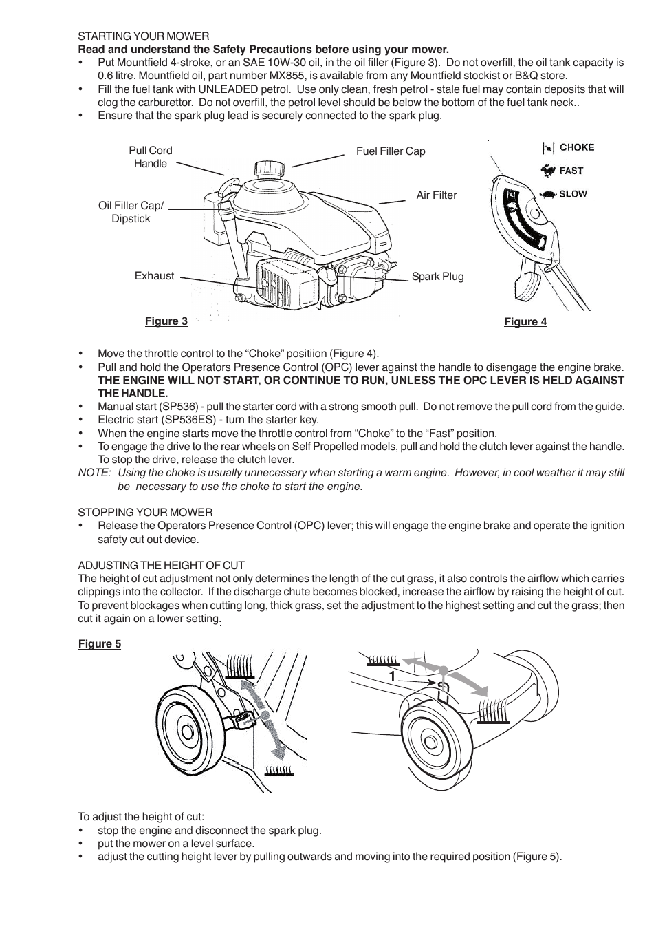 Mountfield SP536ES User Manual | Page 5 / 8