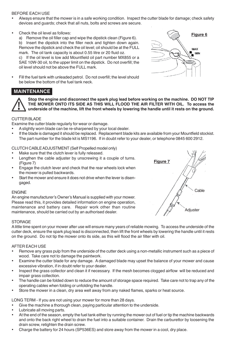Mountfield SP536ES User Manual | Page 6 / 8