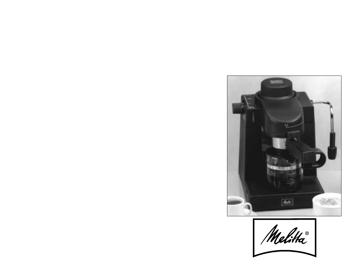 Machine à espresso & cappuccino | Melitta MEX1BCAN User Manual | Page 8 / 8