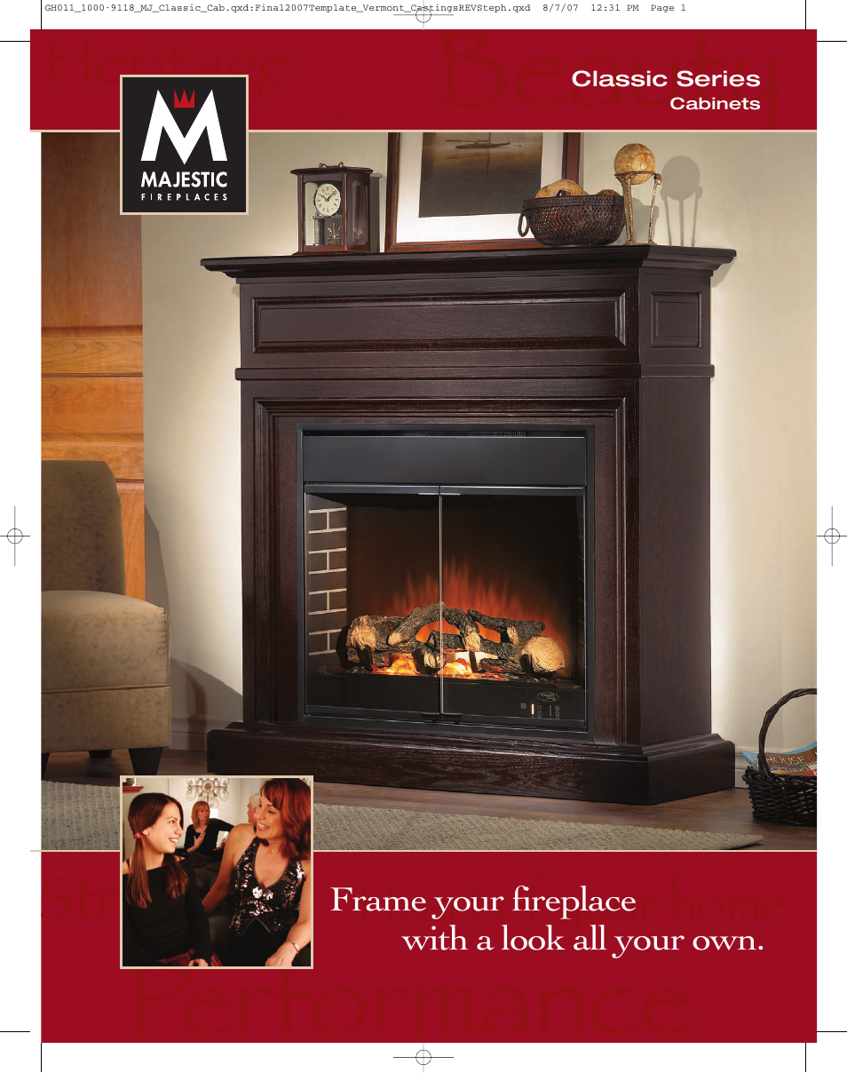 Majestic Cabinets Classic Series User Manual | 4 pages