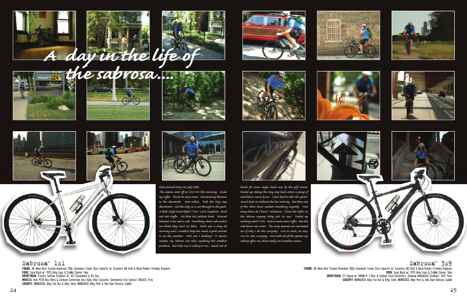 A day in the life of the sabrosa, Sabrosa | Mongoose Teocali Super User Manual | Page 13 / 21