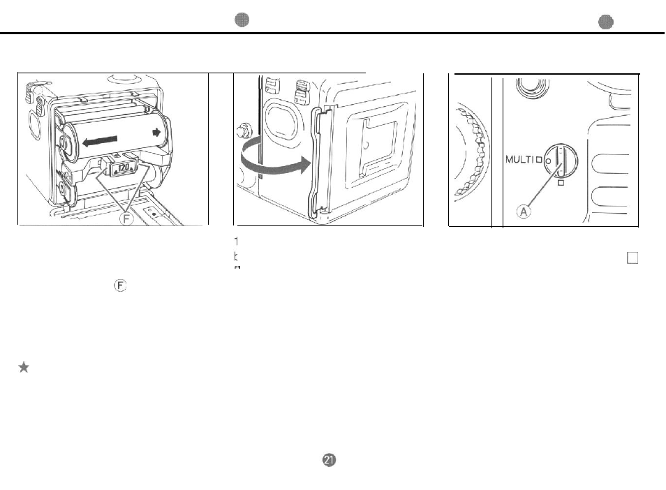 Advancing film to first frame, Advancing the film to the first frame | Mamiya 645 PRO TL User Manual | Page 22 / 46