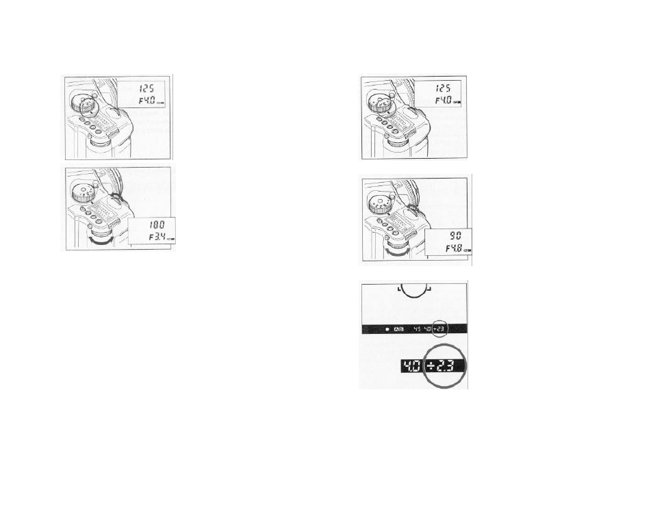 Shutter priority ae, Manual mode, Manual mode (m | Mamiya 645 AF User Manual | Page 22 / 44