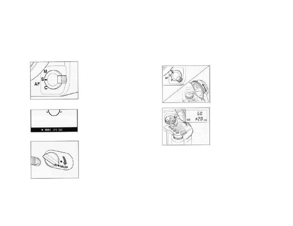 Taking photos with the mirror up, Using auto focus and auto exposure | Mamiya 645 AF User Manual | Page 31 / 44