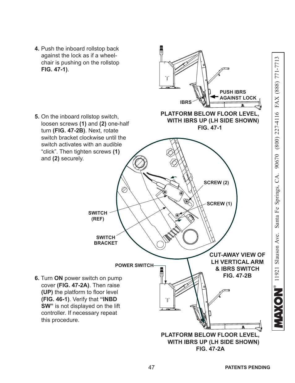 Maxon Telecom WL7-VERS. C User Manual | Page 47 / 61