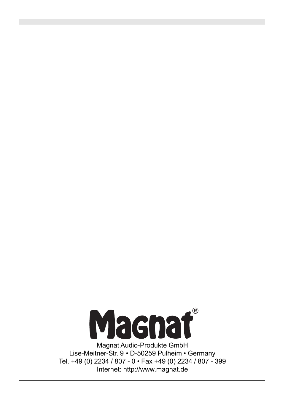 Magnat Audio Quantum 630A User Manual | Page 32 / 32