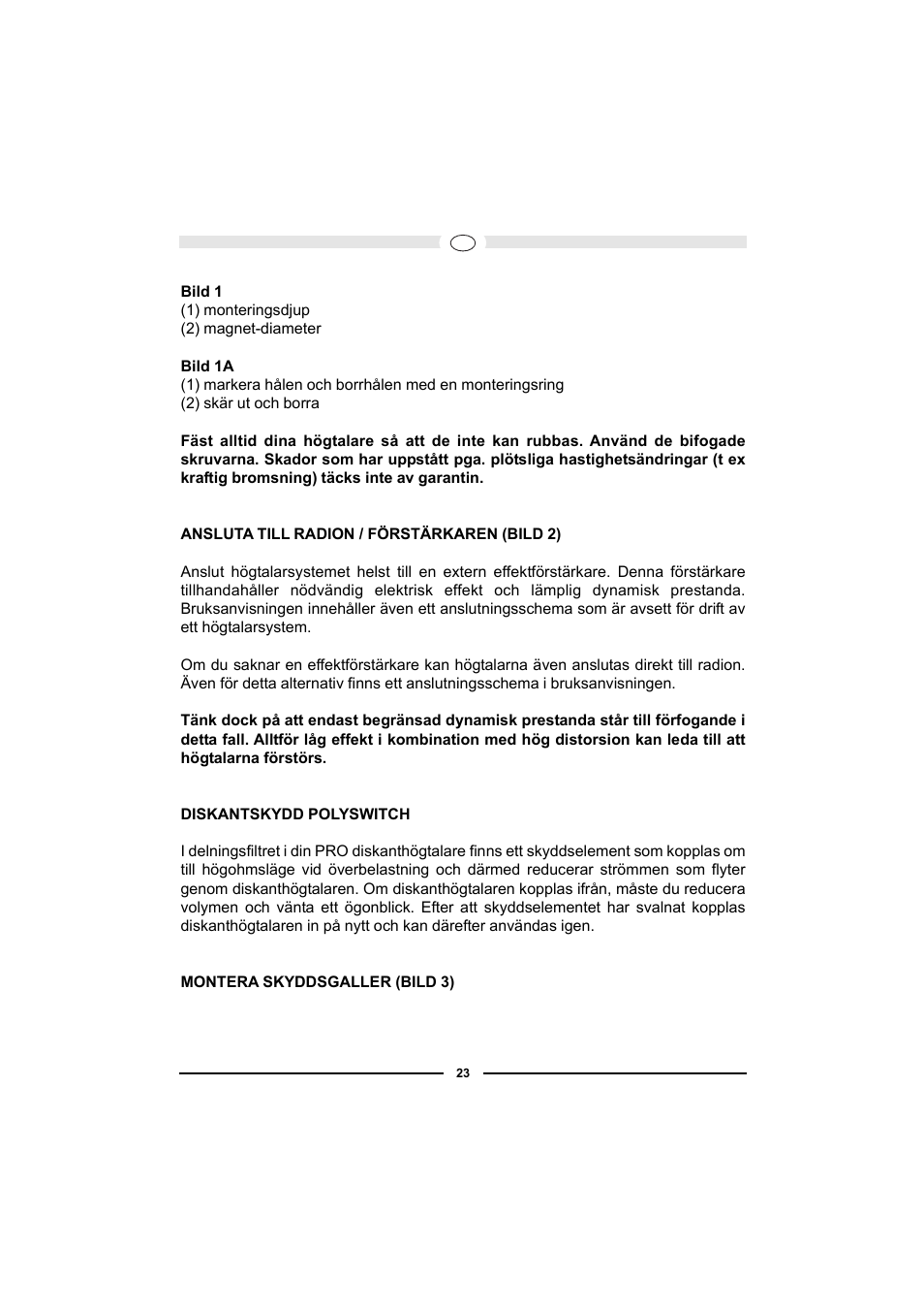 Magnat Audio PRO 1620 User Manual | Page 23 / 37