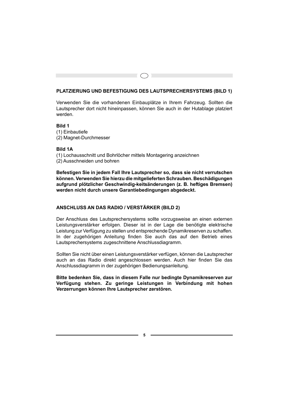 Magnat Audio PRO 1620 User Manual | Page 5 / 37