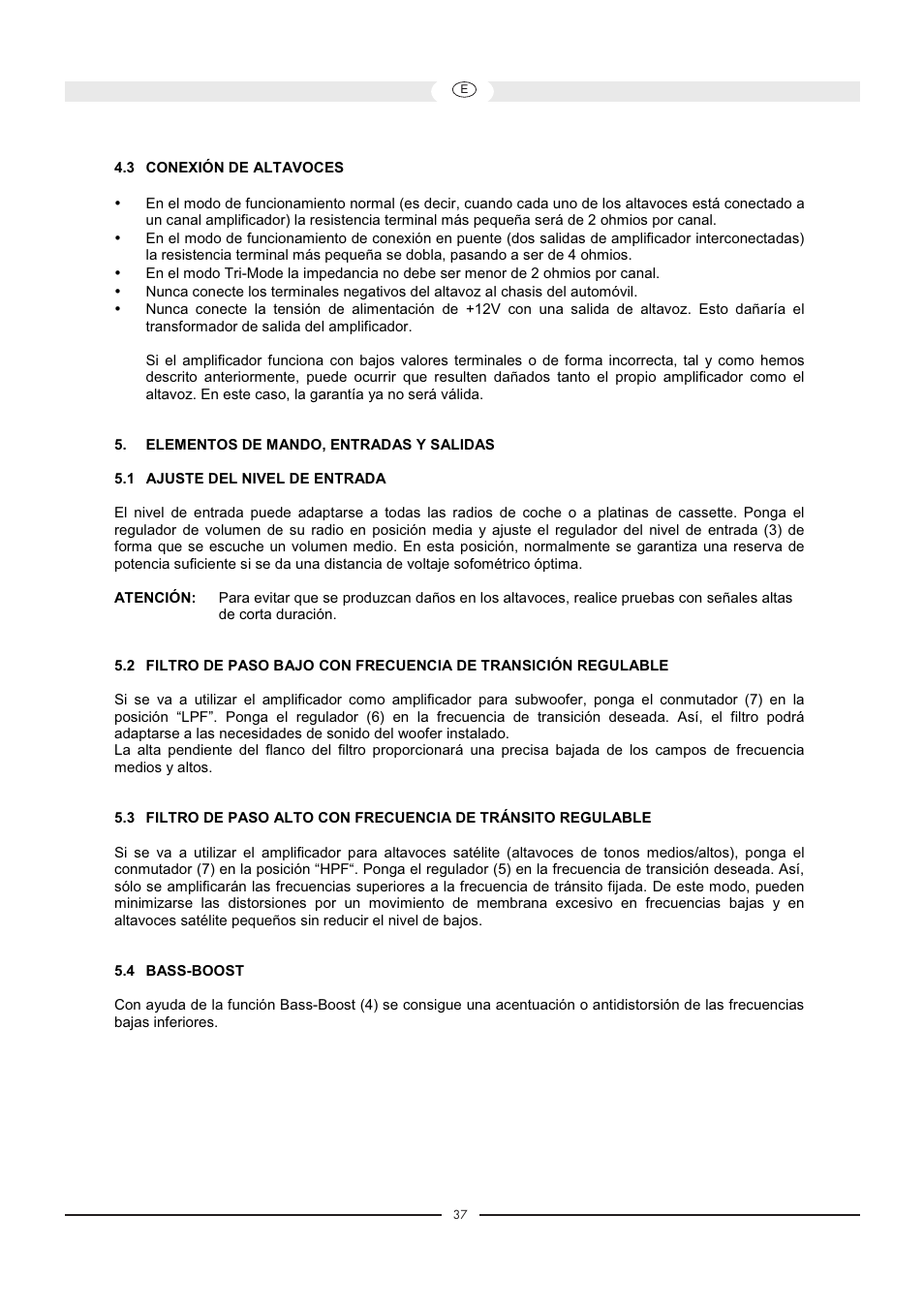 Magnat Audio 400 / 1000 User Manual | Page 37 / 72