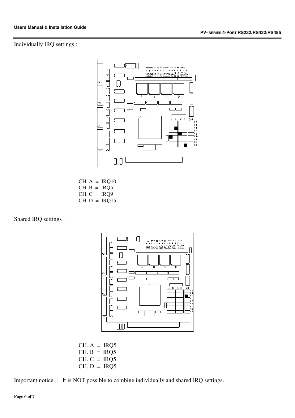 Micro Technic Micronix RS485 User Manual | Page 6 / 7