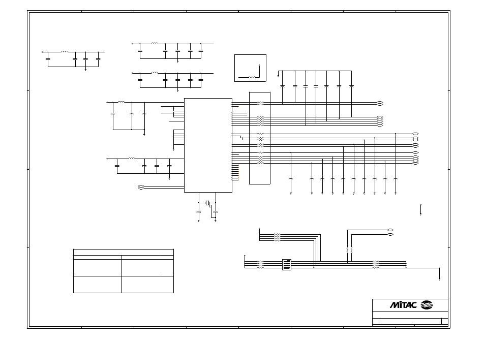 Clock synthesizer and driver | MiTAC 7521 PLUS/N User Manual | Page 152 / 180