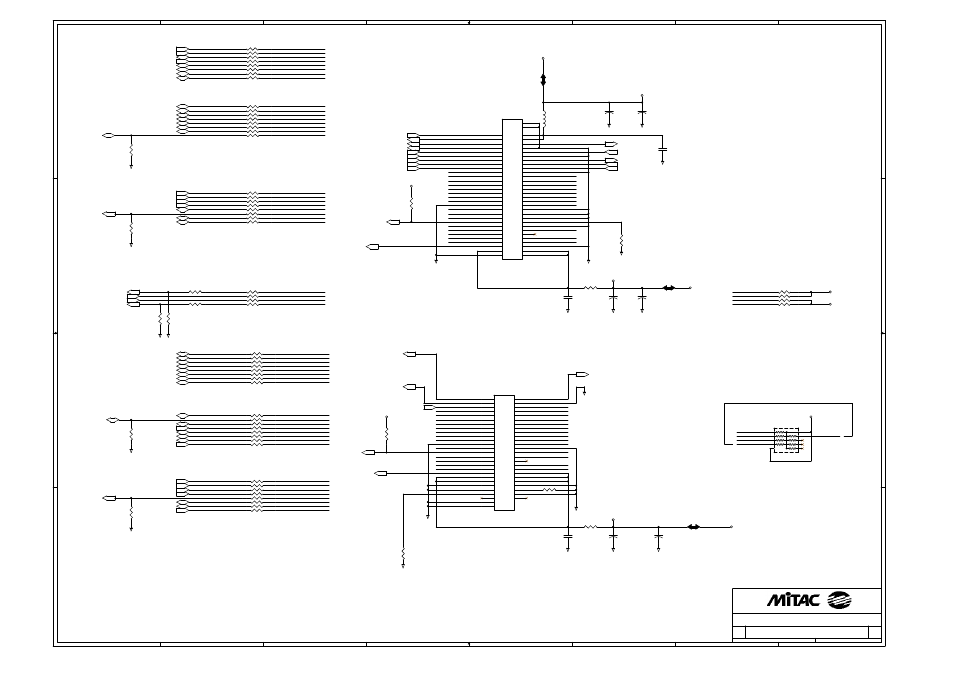 Secondary ide connector, Primary ide & fdd connector | MiTAC 7521 PLUS/N User Manual | Page 157 / 180