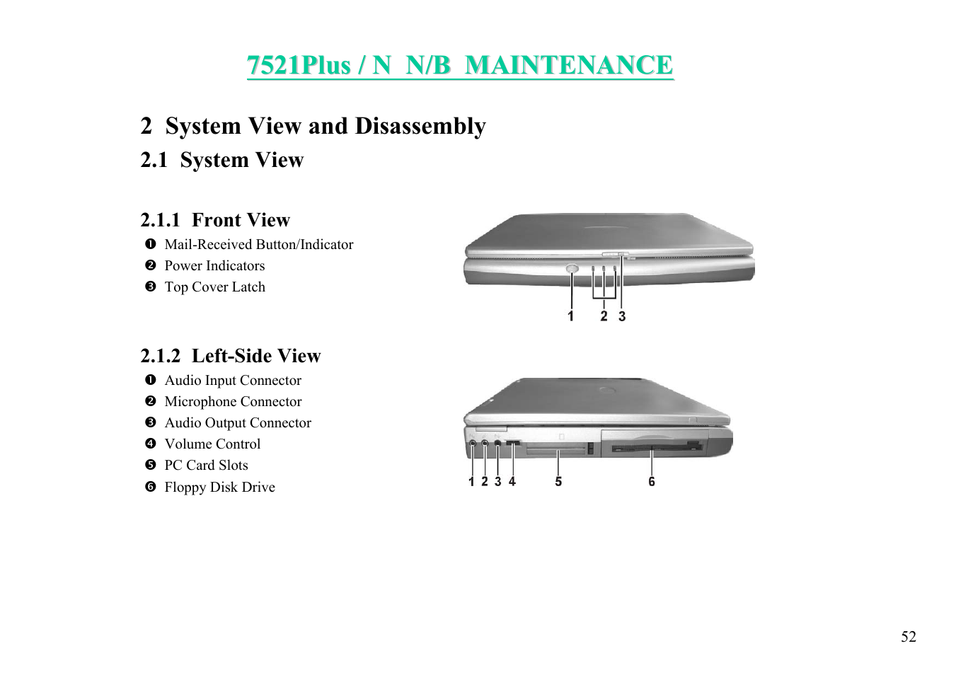 MiTAC 7521 PLUS/N User Manual | Page 53 / 180