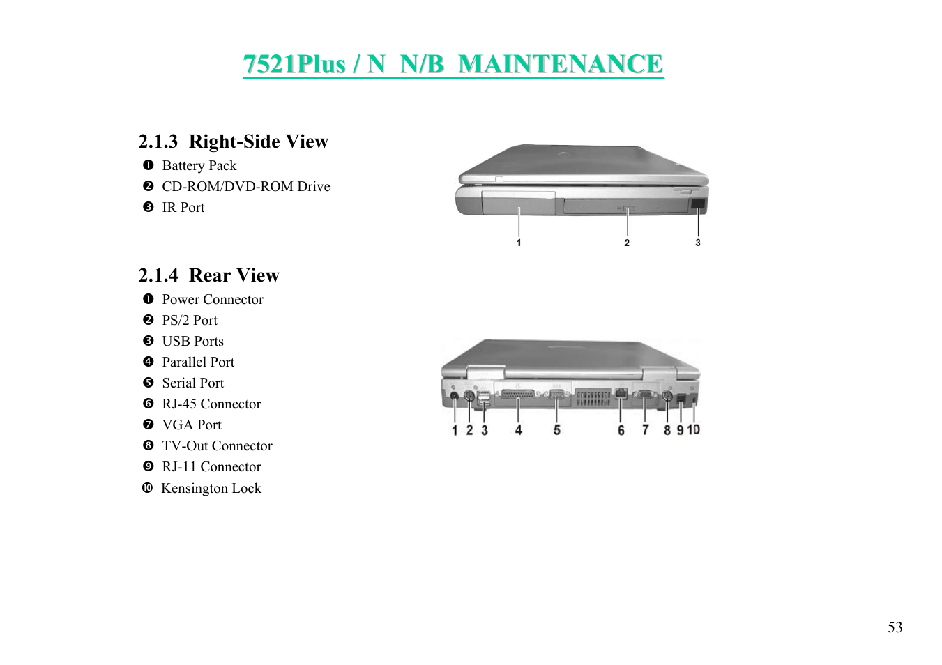 MiTAC 7521 PLUS/N User Manual | Page 54 / 180