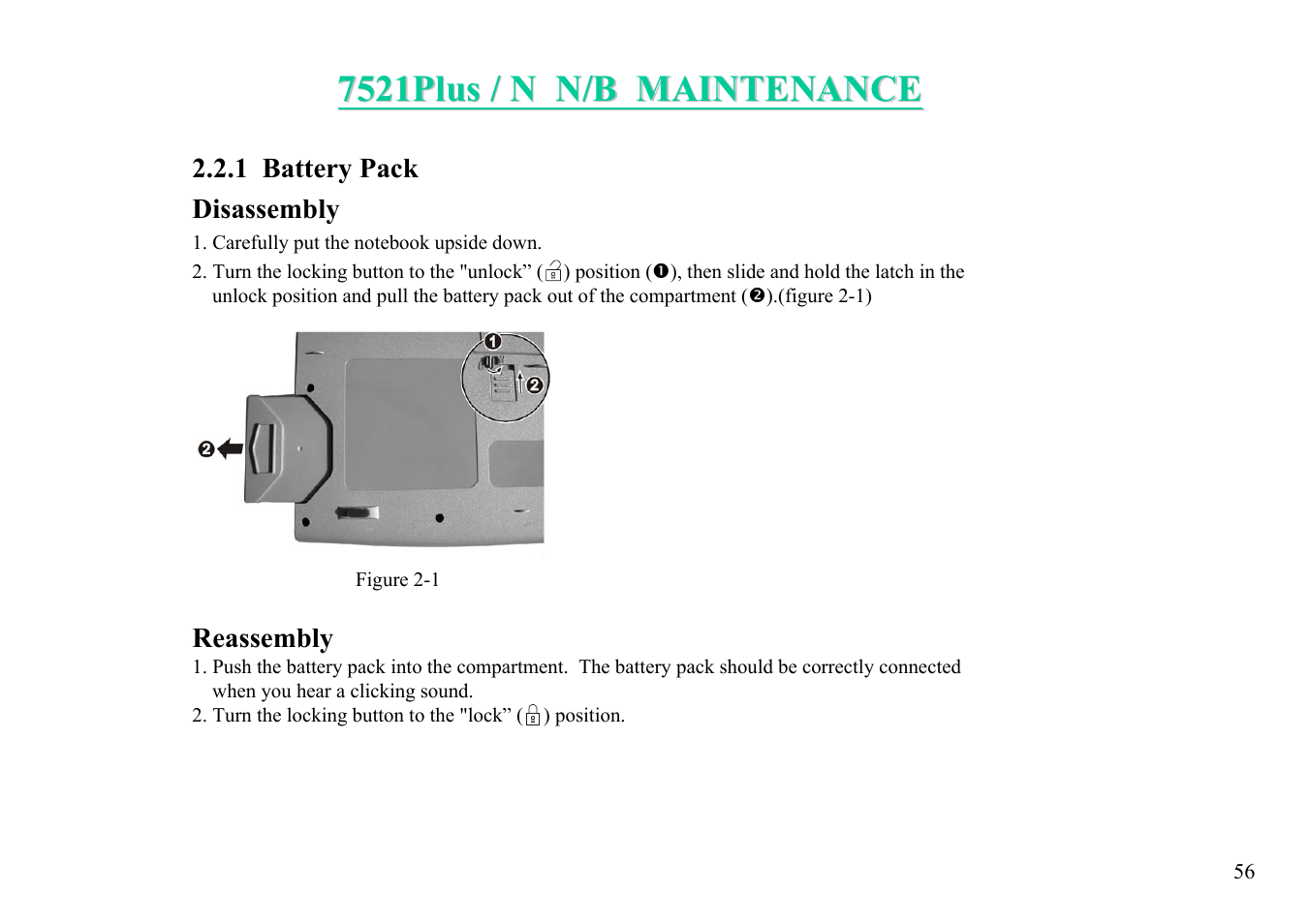 MiTAC 7521 PLUS/N User Manual | Page 57 / 180