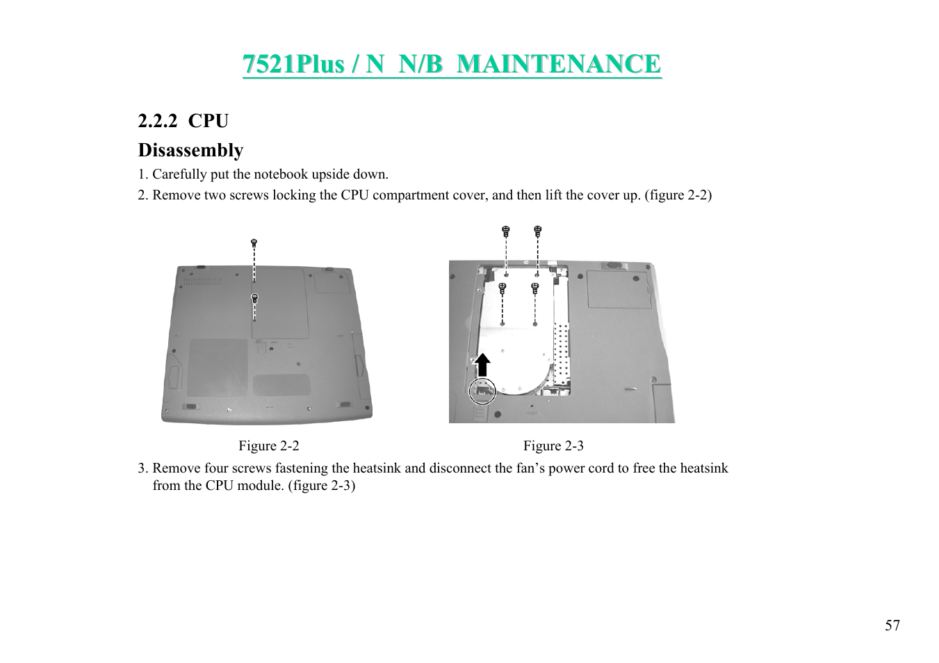 MiTAC 7521 PLUS/N User Manual | Page 58 / 180