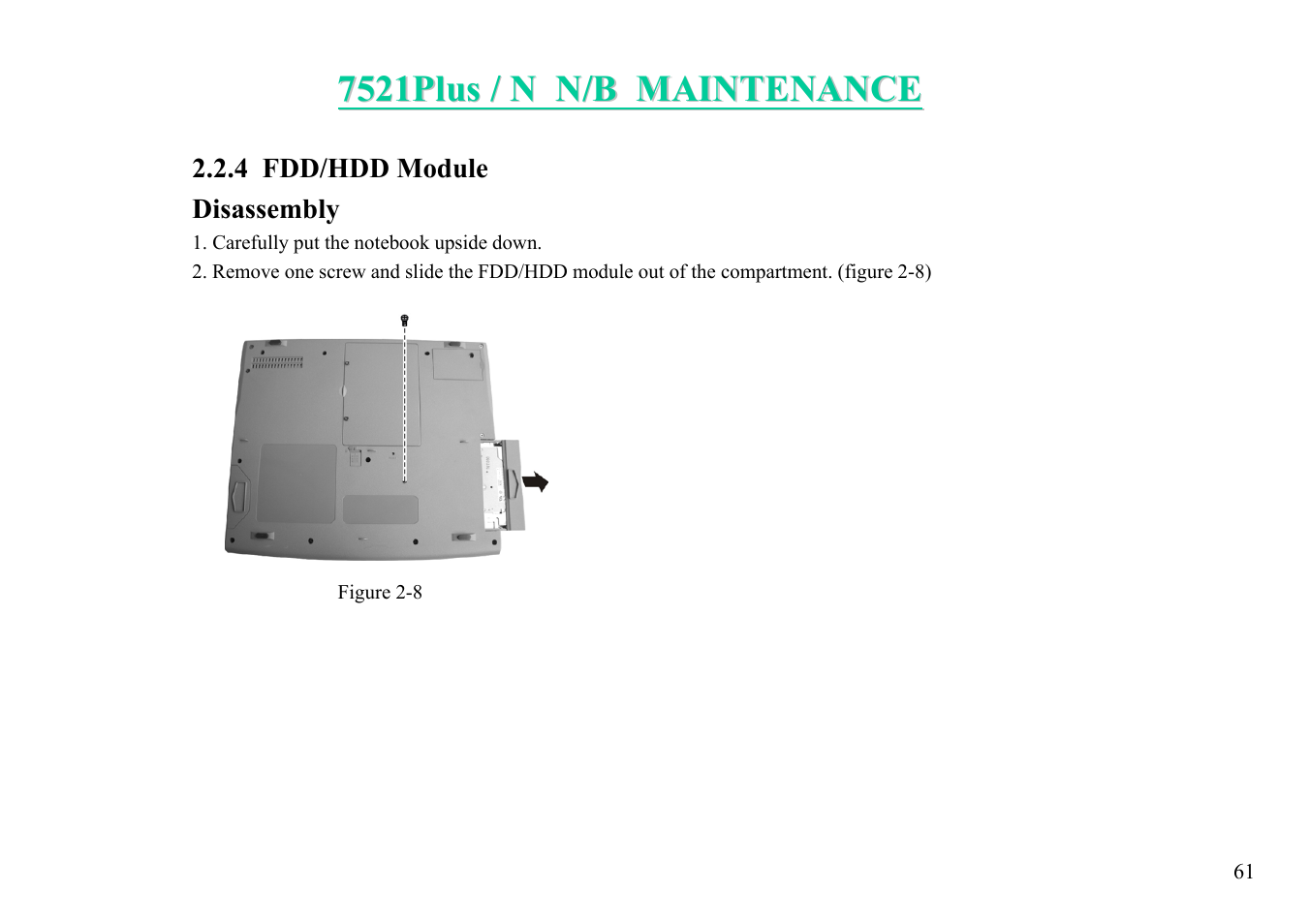 MiTAC 7521 PLUS/N User Manual | Page 62 / 180