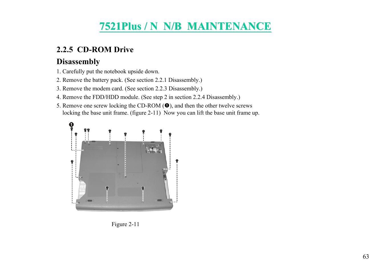 MiTAC 7521 PLUS/N User Manual | Page 64 / 180